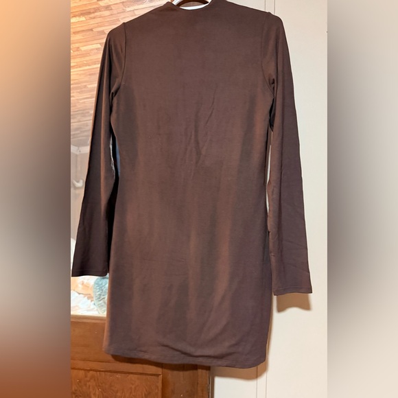 SKIMS NWT Smooth Layers Plunge Mini Dress - Picture 7 of 7